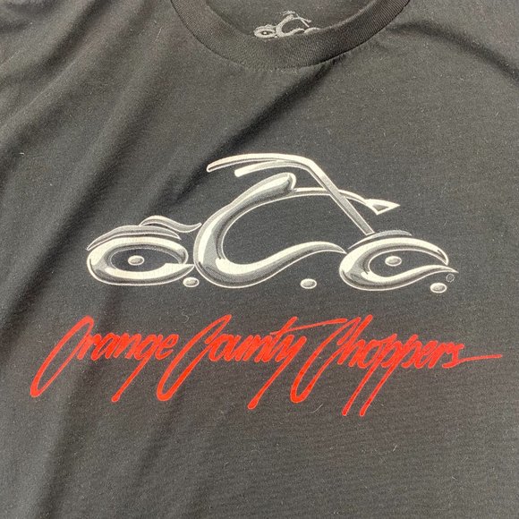 Orange County Choppers OCC Shirt Men Medium M Black Biker Motorcycle Lightweight - Picture 2 of 6